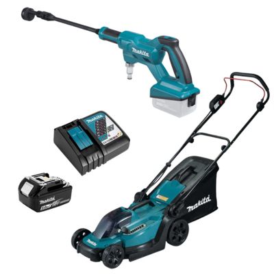 Pack 2 Machines Makita Dlx2583t Dlm330z Et Dhw180z