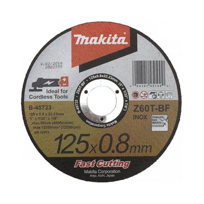 Disque de meuleuse disque de decoupe Makita DISQUE Ã TRONÃONNER POUR ACIER 125X08 - vue 4