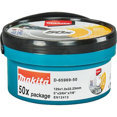 Disque à tronçonner Makita 125x1,0 mm INOX - D-65969-50
