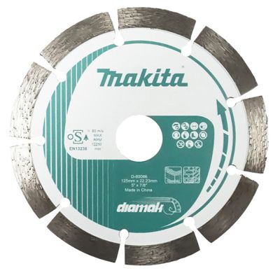 Makita D 80086 Disque à tronçonner diamanté Diamètre 125 mm Ø de perçage 22.23 mm Béton Tuile Brique silico calcaire - vue 4