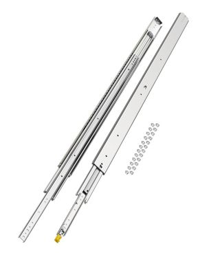 VEVOR Glissière de tiroir à extension complète 1 paire 1524 mm roulement billes