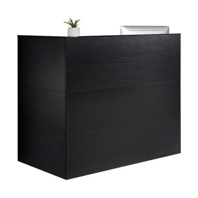 VEVOR Comptoir d'Accueil Meuble de Réception en Forme de 140 cm Bureau