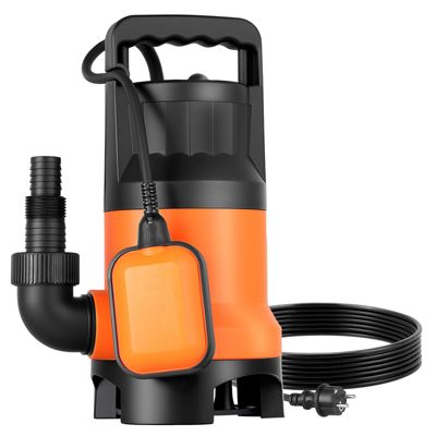 Pompe Submersible Eaux Usées VEVOR Pompe Puisard PP GF20 15000 /h av Hauteur Refoulement 8