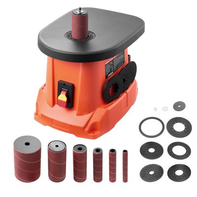 VEVOR Ponceuse à Broche Oscillante d'Établi 2000 trmin 6 Manchons de Ponçage