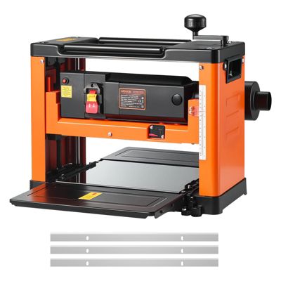 VEVOR Raboteuse Électrique 2 Lames pour Bois Dur et Tendre Largeur 33 cm