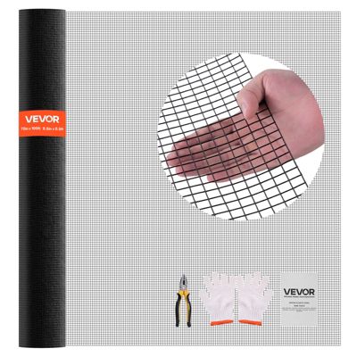 VEVOR Grillage Métallique Revêtement Vinyle Maille 1 27 cm 183 cm x 30 5