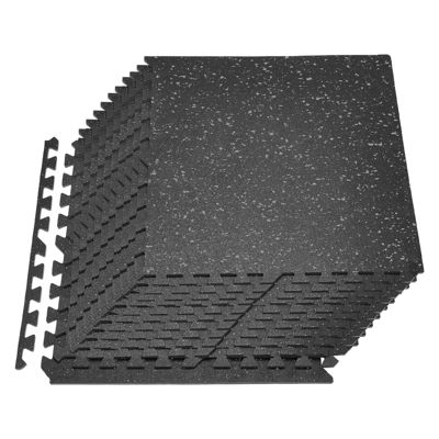 VEVOR Tapis de Sol Puzzle Dalles en Mousse EVA 24PCs 61x61x1 cm Points