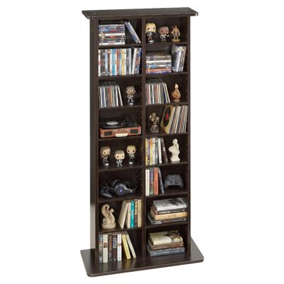 VEVOR Bibliothèque Étagère Meuble de Rangement Multimédia 8 Niveaux