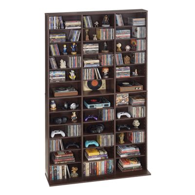 VEVOR Bibliothèque Étagère Meuble de Rangement Multimédia 12 Niveaux