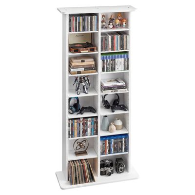 VEVOR Bibliothèque Étagère Meuble de Rangement Multimédia 8 Niveaux