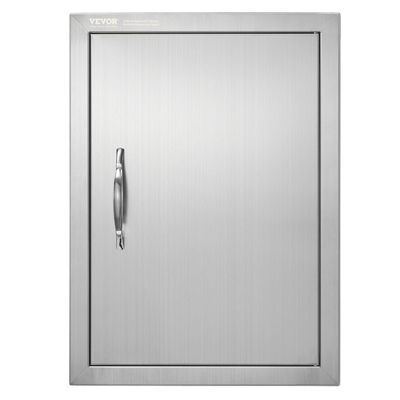 VEVOR Porte d'Accès pour Cuisine Extérieure en Inox Porte Simple 407x559 mm