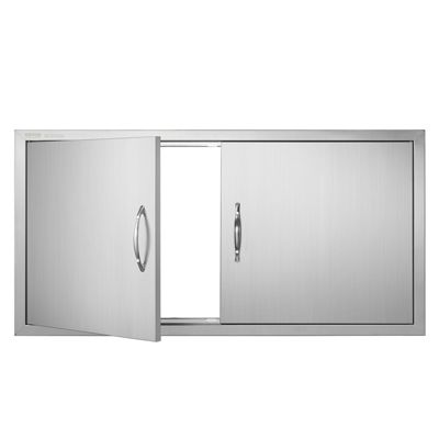 VEVOR Porte d'Accès pour Îlot Barbecue 106 7x53 4 cm Porte de Cuisine Extérieure
