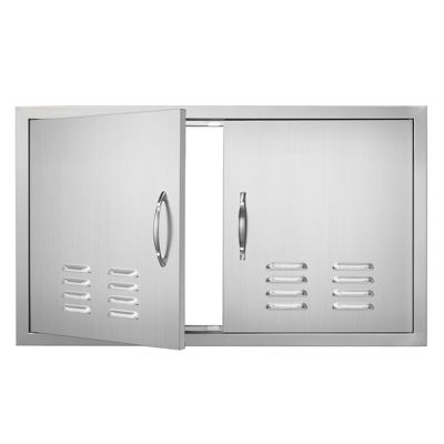 VEVOR Porte d'Accès pour Îlot Barbecue 91 4x53 4 cm Porte de Cuisine Extérieure