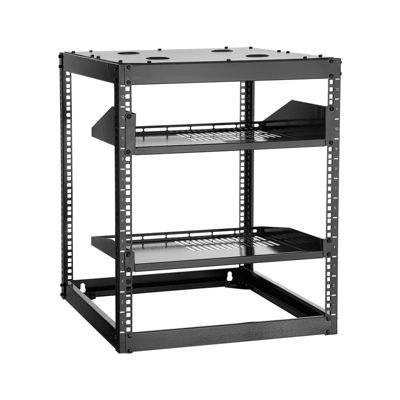 VEVOR Rack Serveur Réseau Cadre Ouvert 12U Autoportant Mural Profondeur 585 mm