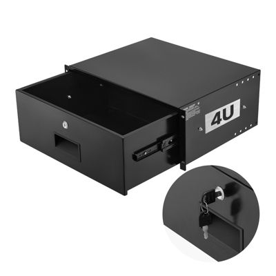 VEVOR Tiroir Rack Rackable Serveur Réseau 4U Largeur de Montage 482 mm 22 68 kg