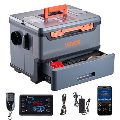 VEVOR Chauffage Diesel Portable 8 kW DC 12 V24 V Réservoir 5 Stationnement