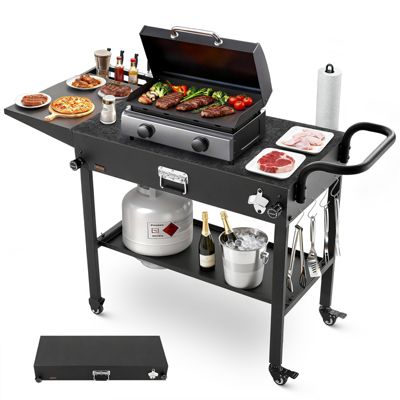 VEVOR Desserte de Jardin Chariot de Barbecue pour Plancha Pliable 78 7x43 2 cm - vue 10
