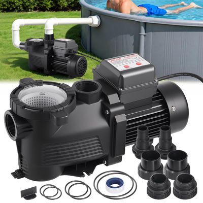 Pompe Piscine VEVOR Pompe Filtration Piscine 14000 /h pour Piscines Hors Sol Enterrées Spa Vitesse Unique