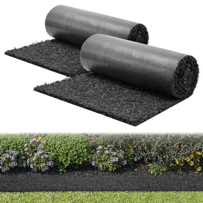 VEVOR Rouleau Paillis Caoutchouc Tapis Aménagement Paysager 244x61 cm Lot de 2 - vue 10