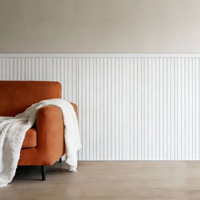 VEVOR Kit Moulure Murale Prédecoupée Moulure Soubassement 197x98 cm Prêt à Poser