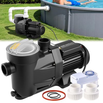 Pompe Piscine VEVOR Pompe Filtration Piscine 28800 /h pour Piscines Hors Sol Enterrées Spa Vitesse Unique