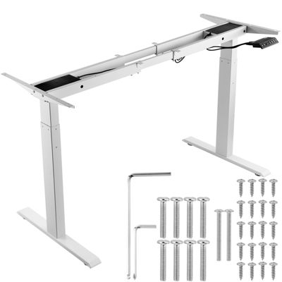 VEVOR Cadre bureau debout double moteur hauteur 70 117cm longueur 110 178cm pour la maison .