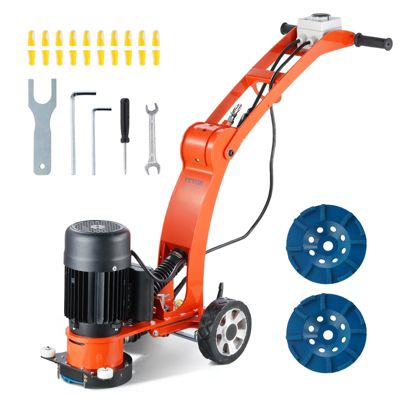 Ponceuse Électrique pour Sol en Béton VEVOR Vitesse 1400 trmin Meuleuse de Surface pour Granit Pierres