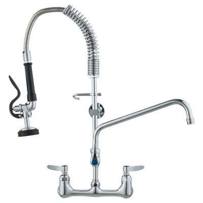 VEVOR Robinet cuisine commercial pulvérisateur pré rinçage 630 mm mural.
