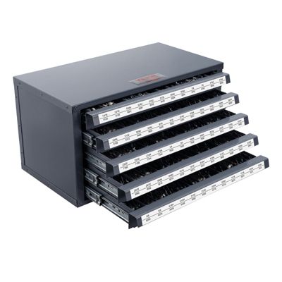 VEVOR Distributeur forets 5 tiroirs 60 compartiments. Coffret vide identification facile.