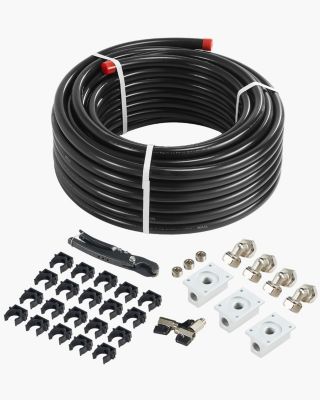 VEVOR Kit conduite compresseur air 30 48 x 19 05 mm PEHD alu .