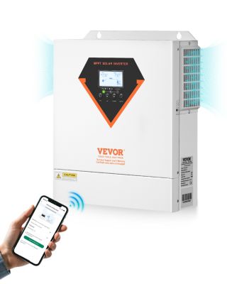 Onduleur solaire hybride 24V vers 220 contrôleur MPPT intégré hors réseau