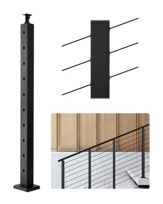 VEVOR Poteau de Garde corps à Câble 914x50 8x50 8 mm 1JZLGZXHS914YIVIS001V0