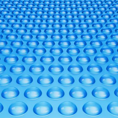 VEVOR Couverture solaire piscine, 7,32x3,66 m, 0,4 mm. Chauffe l'eau, hors-sol.