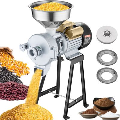 Vevor Moulin à grains électrique 3000W Gris - vue 2