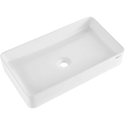 Lavabo Ovale VEVOR 609 x 351 mm Lumineux et Élégant Bien Emballé pour Salle de Bain Hôtel Toilettes Camping car