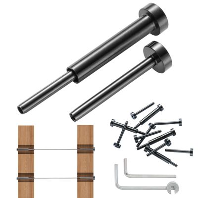 VEVOR Kit rampes câbles invisibles lot de 40 acier inox T316 extrémité de goujon