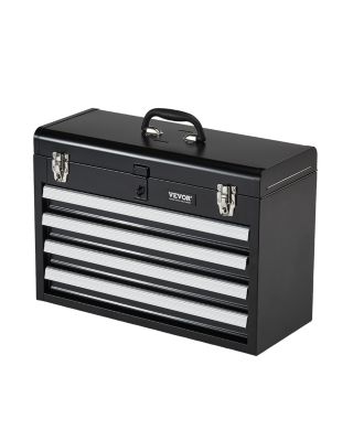 VEVOR Boîte à outils métal 520mm 4 tiroirs coulissants acier EVA revêtement . - vue 2