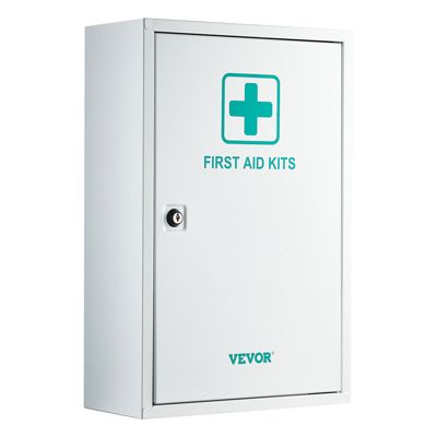 VEVOR Armoire Pharmacie Premiers Secours 1000 PCS Fournitures Urgence 3 Étagères