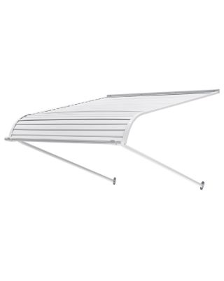 VEVOR Auvent porte entrée 101.6x106.6cm, alu, protection pluie.