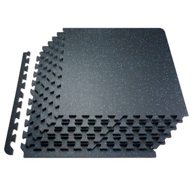 VEVOR Tapis Puzzle 12PCs Dalles Caoutchoutées en Mousse EVA 14 mm Salle de Sport