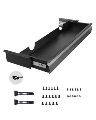 VEVOR Tiroir coulissant sous bureau 840x240x107mm charge 5kg.