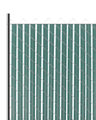 VEVOR Lattes confidentialité double paroi pour clôture maille losangée 1.2m. Verrou bas haute densité. Jardin ferme.