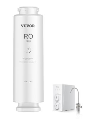 VEVOR Système osmose inverse 600 GPD, 10 étapes, réduit plomb chlore, sous évier.