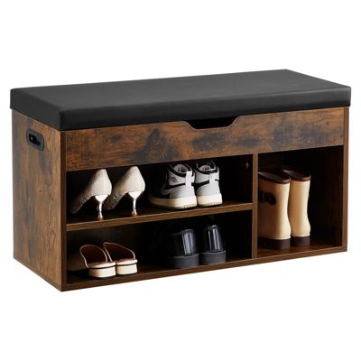 VEVOR Banc à chaussures d'entrée banc de rangement 805x305x445 mm pour couloir