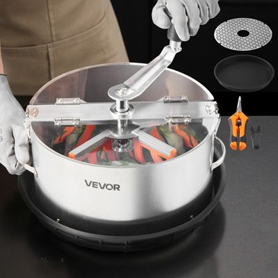 VEVOR Effeuilleuse Manuelle Coupe Bourgeons Herbes 30 cm avec Lames Acier Inox