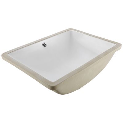 VEVOR Lavabo de salle de bain vasque en céramique sous plan 515 x 385 mm