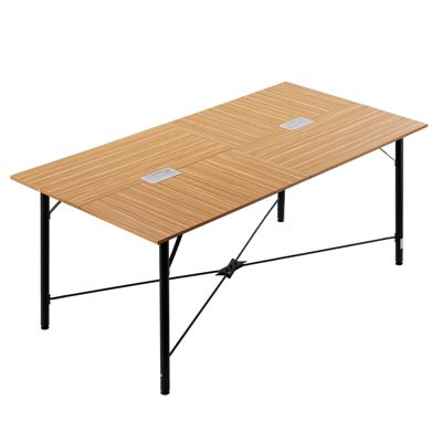 VEVOR Table de conférence rectangulaire 1800x900 mm pour 6 à 8 personnes