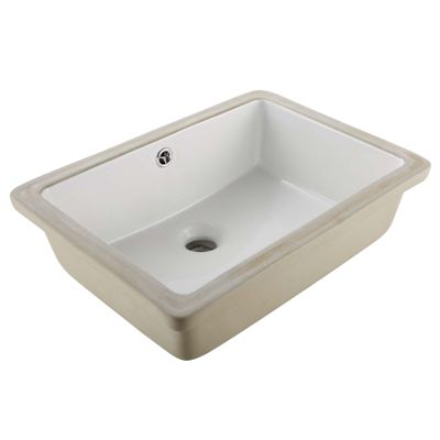 VEVOR Lavabo de salle de bain vasque en céramique sous plan 470 x 335 mm