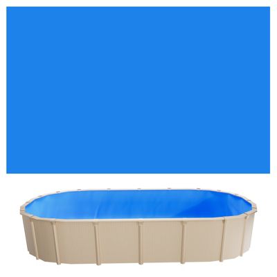 VEVOR Liner Piscine Hors Sol Film Intérieur de Piscine Ovale 375x610x120 cm - vue 10