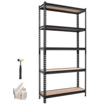VEVOR Étagère de Rangement Charge Lourde 5 Niveaux 923x309x1813 mm 1360 8 kg